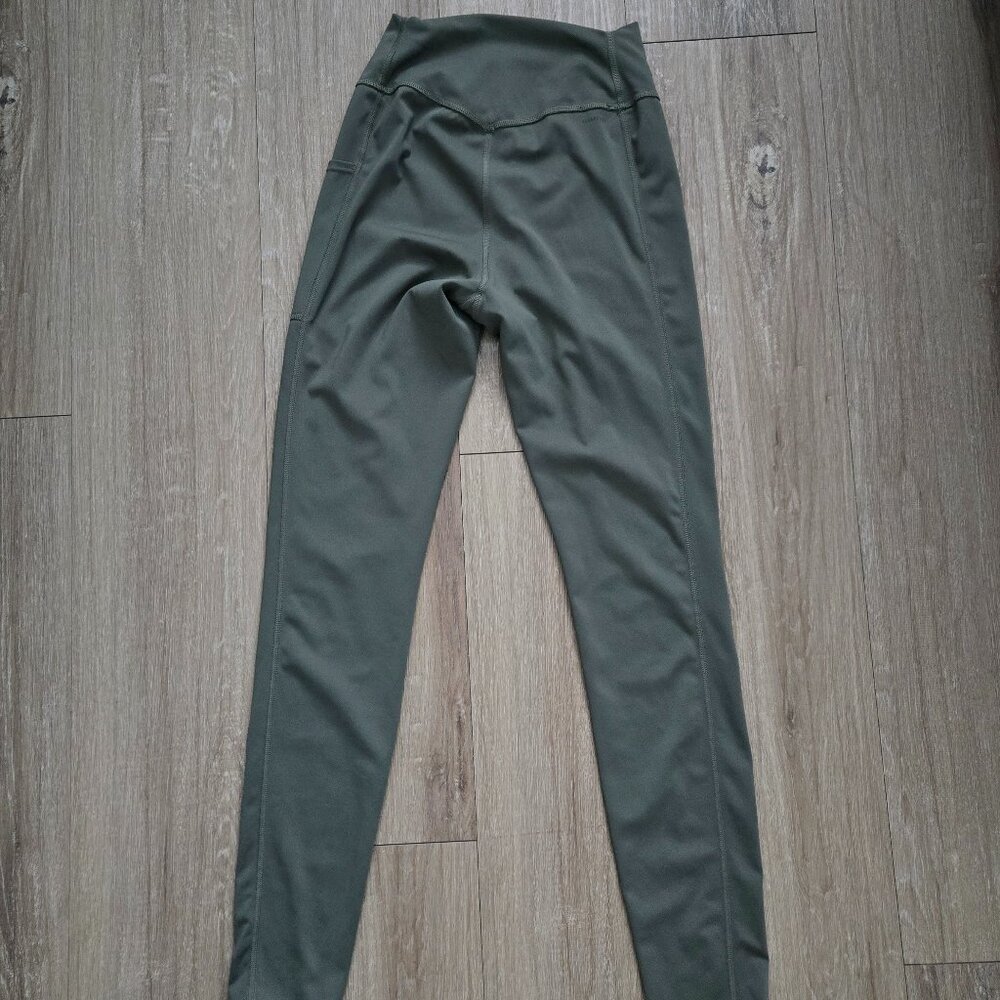 Adidas green leggings